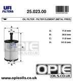 Pictures of Oil Filter Ufi