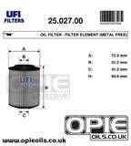 Oil Filter Ufi Pictures
