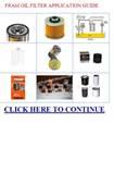 Oil Filter Fram Application Guide